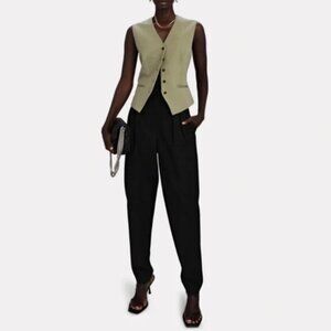 Anine Bing Khaki Green Marina Vest Size S